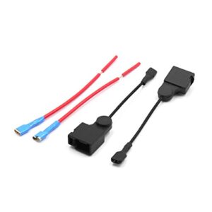 uxcell 2pcs plastic car horn speaker adapter wiring harness pigtail socket for toyota