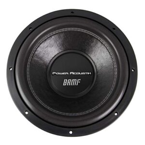 Power Acoustik BAMF-122 Bumper-122 Subwoofer 3500 Watts 12 inches Dual Suspension,Black