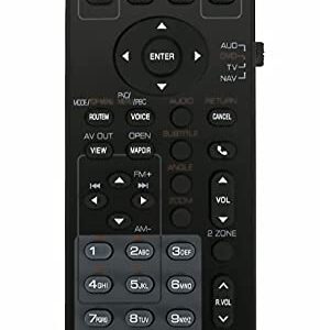 New RC-DV331 KNA-RCDV331 Replace Remote fit for Kenwood Multimedia Monitor DNX6460BT DNX6020EX DDX616 DNX6160 DDX6046BT DDX516 DNX5160 KVT-516 KVT-696 DDX896 DDX374BT DDX6703s DDX 616 DDX470