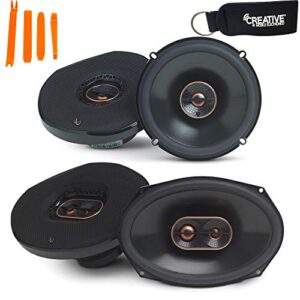 infinity reference – ref-6532ix 6.5″ 2-way car audio speakers, and ref-9633ix 6×9 3-way car audio speakers package