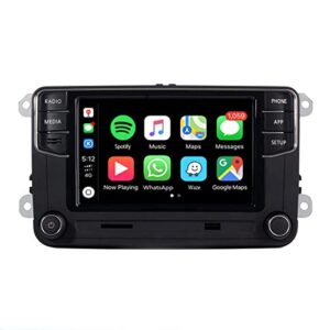 amzparts rcd360 rcd330 carplay android auto mib car radio compatible for golf 5 6 mk5 mk6 polo passat b6 b7 cc 6rd 035 187b