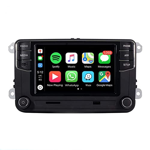 Amzparts RCD360 RCD330 Carplay Android Auto MIB Car Radio Compatible for Golf 5 6 MK5 MK6 Polo Passat B6 B7 CC 6RD 035 187B