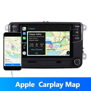 Amzparts RCD360 RCD330 Carplay Android Auto MIB Car Radio Compatible for Golf 5 6 MK5 MK6 Polo Passat B6 B7 CC 6RD 035 187B