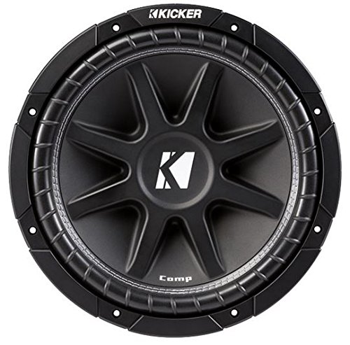 Kicker Bundle Compatible with Universal Vehicle 43C124-N Single 12" 150W Loaded Sub Box Enclosure with HA-A400.1 Mono Amplifier