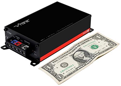 Vibe Powerbox Micro Mono Amplifier - 1 x 400W, Black