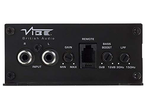 Vibe Powerbox Micro Mono Amplifier - 1 x 400W, Black