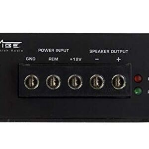 Vibe Powerbox Micro Mono Amplifier - 1 x 400W, Black