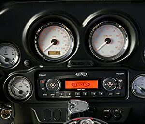 Jensen HD1BT AM/FM/WB/USB/SiriusXM Ready/Bluetooth Stereo with Full iPhone/iPod Controls, 50W x 4 Maximum Power Output, Bluetooth Streaming Audio (A2DP, AVRCP), AM/FM tuner (US/Euro) (Renewed)