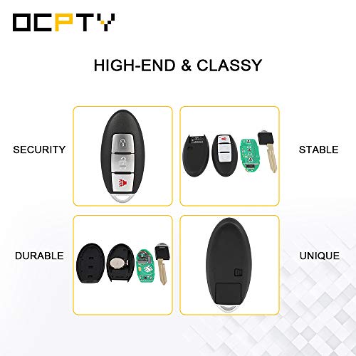 OCPTY 1 PCS Keyless Entry Remote Control Key Fob Transmitter Replacement for 15 16 17 18 for Nissan Pathfinder Murano Titan XD Titan S180144304 7812D-S180204 KR5S180144014 3 Buttons