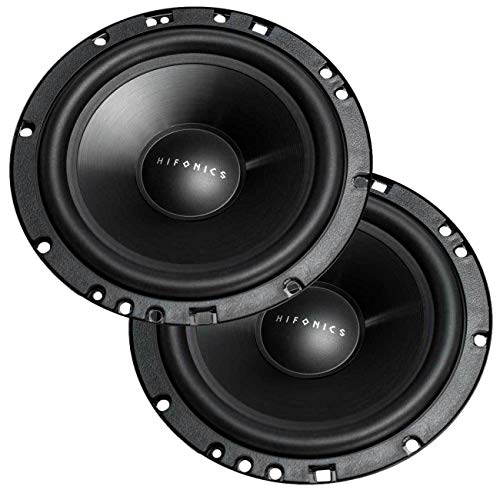 Hifonics ZS65C Zeus 6.5" 2 Way Car Audio 400W Component Speaker Systems (2 Pack), Black