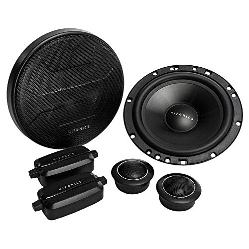 Hifonics ZS65C Zeus 6.5" 2 Way Car Audio 400W Component Speaker Systems (2 Pack), Black