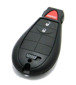 oem electronic 3-button fobik key fob remote compatible with 2013-2020 ram truck (fcc id: gq4-53t, p/n: 56046953)