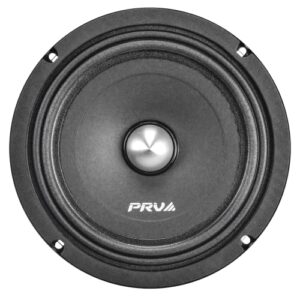 PRV AUDIO 8 Inch Shallow Midrange Buller Speaker 8MR400B-4 Slim, 4 Ohm, Shallow Mount Car Slim Speakers, 400 Watts Program Power 1.5 in Voice Coil, 200 Watts RMS, Compact for Doors (Single)