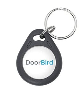 doorbird 125 khz transponder key fob, 64bit, write-protected, material abs, for d21x and later, 10 pieces