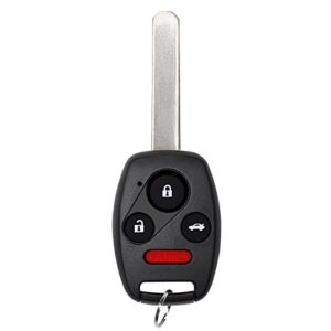 saverremotes key fob compatible for 2003-2007 honda accord keyless entry remote replacement oucg8d-380h-a