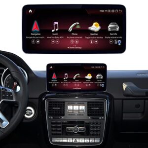 road top android 12 car stereo 10.25″ car touch screen for mercedes benz g class ntg4.5/ ntg4.7 2012-2015 year, 8+128g, support wireless carplay, global weather,ota upgrade,voice control