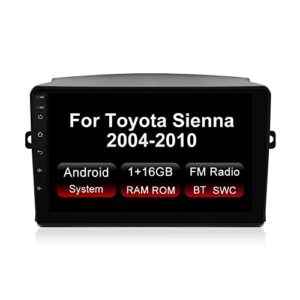 android 11 car stereo double din for toyota sienna 2004 2005 2006 2007 2008 2009 2010, biorunn 9 inch car gps hd touch screen 1gb 16gb navigation wifi bt fm head unit…