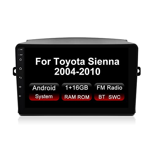 Android 11 Car Stereo Double Din for Toyota Sienna 2004 2005 2006 2007 2008 2009 2010, Biorunn 9 Inch Car GPS HD Touch Screen 1GB 16GB Navigation WiFi BT FM Head Unit…