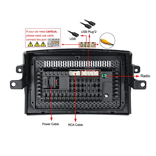 Android 11 Car Stereo Double Din for Toyota Sienna 2004 2005 2006 2007 2008 2009 2010, Biorunn 9 Inch Car GPS HD Touch Screen 1GB 16GB Navigation WiFi BT FM Head Unit…