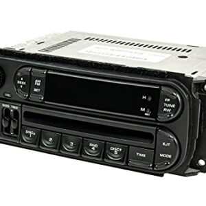 1 Factory Radio AMFM CD Player Upgraded w Aux Input Compatible With 2002-2005 Dodge Neon RBK Slider Ver P05064354