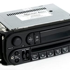 1 Factory Radio AMFM CD Player Upgraded w Aux Input Compatible With 2002-2005 Dodge Neon RBK Slider Ver P05064354