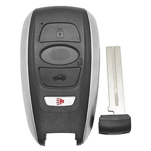 smart car key fob replacement for new remote key fob for 2015 2016 2017 subaru legacy outback xv 2016 2017 2018 forester prox fccid:hyq14ahc,281451-5801 ‘g’board ;by auto key max (1)
