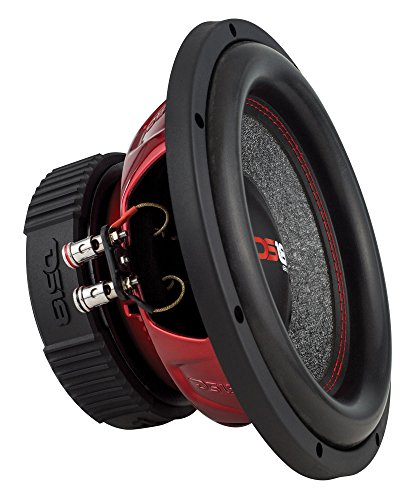 DS18 GEN-X104D Subwoofer in Black - 4 Layer Black Aluminum Voice Coil, 10", 800W Max Power, 400W RMS, Dual 4 Ohms, DVC - Powerful Car Audio Bass Speaker (1 Speaker)