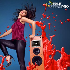 Pyle 2 Inch Car Speaker Tweeter - Heavy Duty 700 Watt High Power Super Titanium Audio Tweeter System w/ Die Cast Aluminum Frame, 2kHz-25 kHz Frequency, 112 dB, 4-8 Ohm, Crossover Capacitor PDBT78