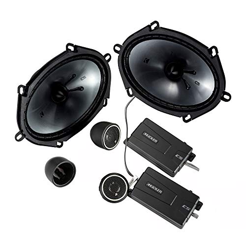 KICKER 46CSS684 - Two Pairs of CS-Series CSS68 6x8-Inch Component System with .75-inch tweeters, 4-Ohm (2 Pairs)