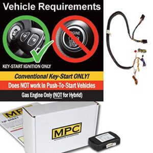 MPC Complete Factory Remote Activated Remote Start Kit for 2008-2010 Dodge Charger - Prewired - w/T-Harness