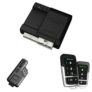 excalibur rs4753d 2-way paging remote start/keyless entry/vehicle security system (with 4 button remote and sidekick remote), 1 pack
