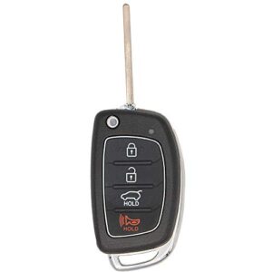 keyless2go replacement for keyless entry remote head flip car key fob for hyundai santa fe tq8-rke-3f04 95430-4z100