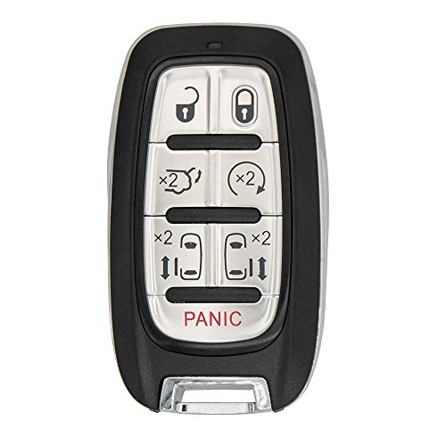 Keyless2Go Replacement for 7 Button Proximity Smart Key Chrysler Pacifica M3N-97395900 68217832 AC