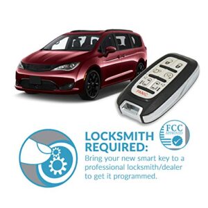 Keyless2Go Replacement for 7 Button Proximity Smart Key Chrysler Pacifica M3N-97395900 68217832 AC