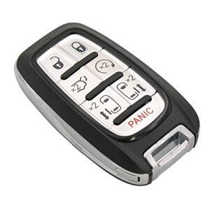 Keyless2Go Replacement for 7 Button Proximity Smart Key Chrysler Pacifica M3N-97395900 68217832 AC