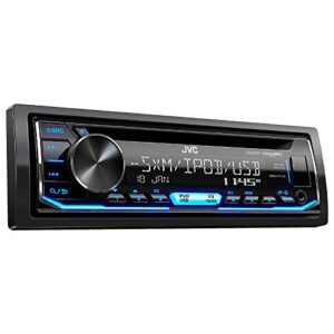 Single DIN CD Player Receiver USB AUX AM/FM Radio Receiver Bundle Combo with SXV300v1 Satellite Radio Connect Vehicle Tuner Kit