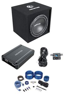 memphis audio srxe112vp 12″ 500w srx car subwoofer+enclosure+amplifier+amp kit