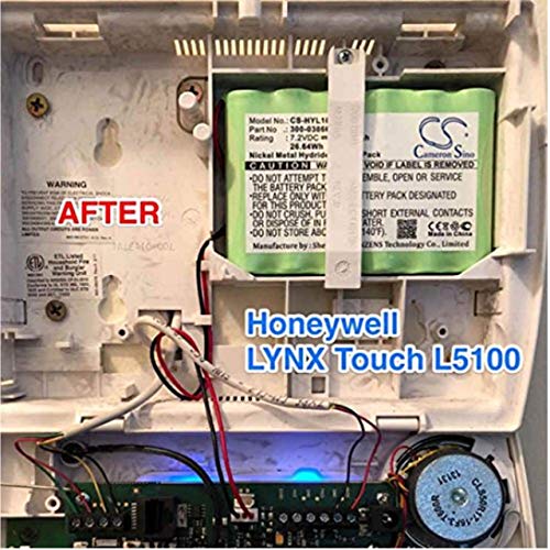 GEILIENERGY 300-03866 Backup Battery for Honeywell Lynx Touch 5100, Lynx 5200, Lynx 5210, Lynx Touch 7000, LYNXRCHKIT-SHA, JJJ WALYNX-RCHB-SHA ADT Ademco System