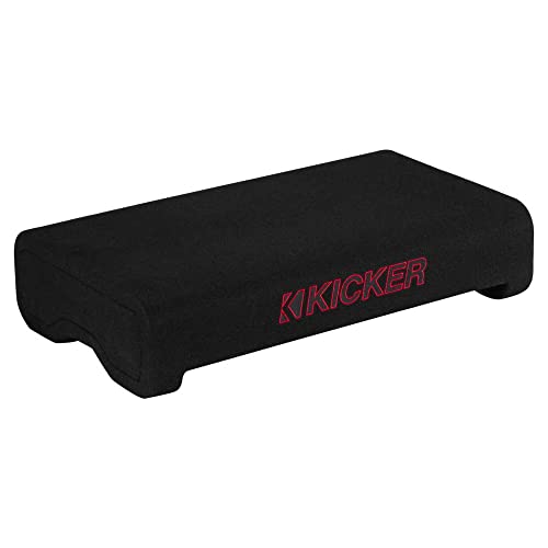 KICKER L7TDF 8-inch (20cm) Thin L7 Down Firing Subwoofer Enclosure, 2-Ohm