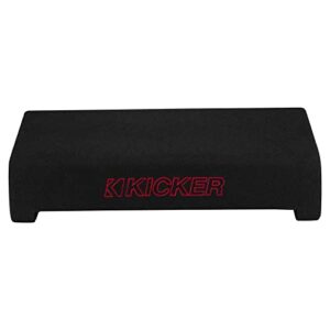 KICKER L7TDF 8-inch (20cm) Thin L7 Down Firing Subwoofer Enclosure, 2-Ohm