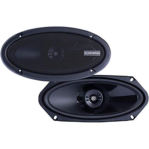 Memphis Audio PRX410 Power Reference 4x10 Inch 50 Watt RMS 100 Watt Peak Power 2 Way Coaxial Car Speaker System