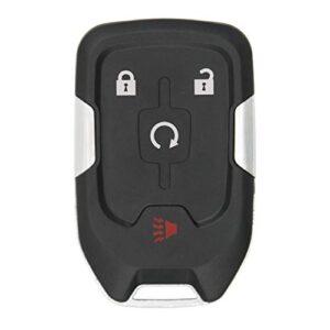 keyless2go replacement for 4 button proximity smart key for gmc hyq1aa 13584512