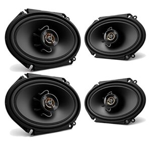 kenwood 1 x 4 new kenwood kfc-c6865s 6×8 500 watt 2-way car audio coaxial speakers stereo