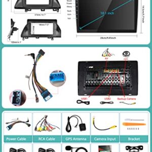 2G+32G Android 11 Car Stereo for Honda Odyssey 2005-2010, Bluetooth Apple Carplay Andriod Auto, 10.1" Touch Screen Multimedia Car Radio with Backup Camera WiFi GPS Navigation HiFi FM/RDS SWC