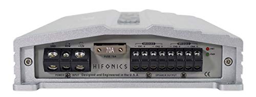 Hifonics ZG-1200.4 Zeus Gamma 1200 Watts 4-Channel Full Range Bridgeable Audio Amplifier Class A/B Amp for Car & Vehicles with Gravity Magnet Phone Holder Bundle