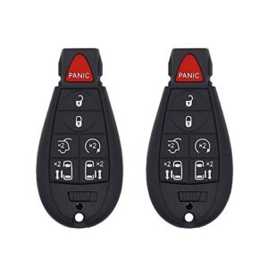 haruma keyless entry remote key fob for vw 2009-2016 routan for dodge 2009-2019 grand caravan for chrysler 2008-2018 town and country（iyz-c01c）