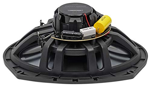 Polk Audio (2) MM692 6x9 900w 3-Way Car Audio/Marine Speakers+2-Ch Amp+Wire Kit