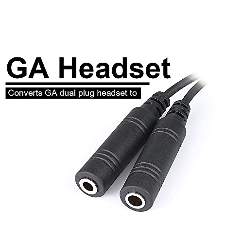 GA Headset to Helicopter Adapter