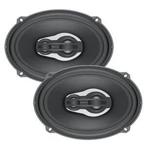 hertz mille pro series mpx-6903 6×9 pro audio three-way coaxial speakers (pair) with grilles