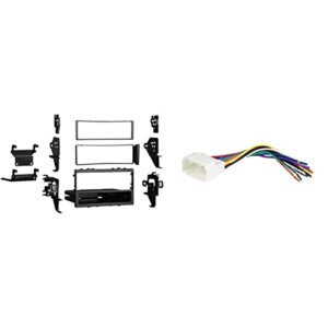 metra 99-7898 dash kit for honda multikit88-up & scosche ha08b compatible with select 1998-11 honda power/speaker connector/wire harness for aftermarket stereo installation with color coded wires